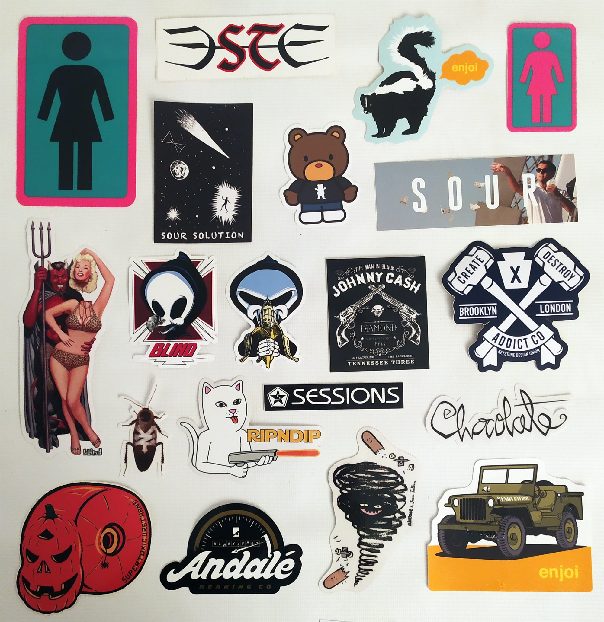 Bundle Skate Sticker Pack #87