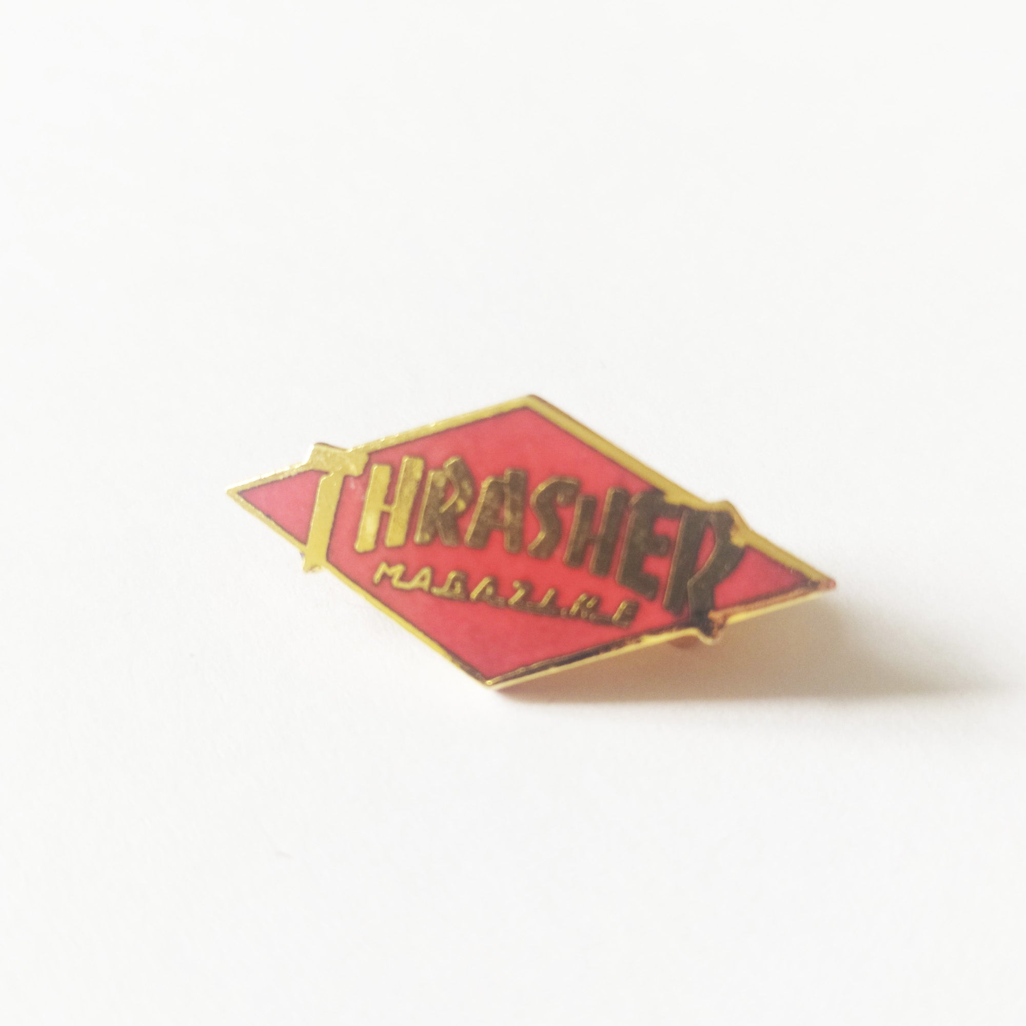 Thrasher Magazine Metal Skate Pin - SkateboardStickers.com