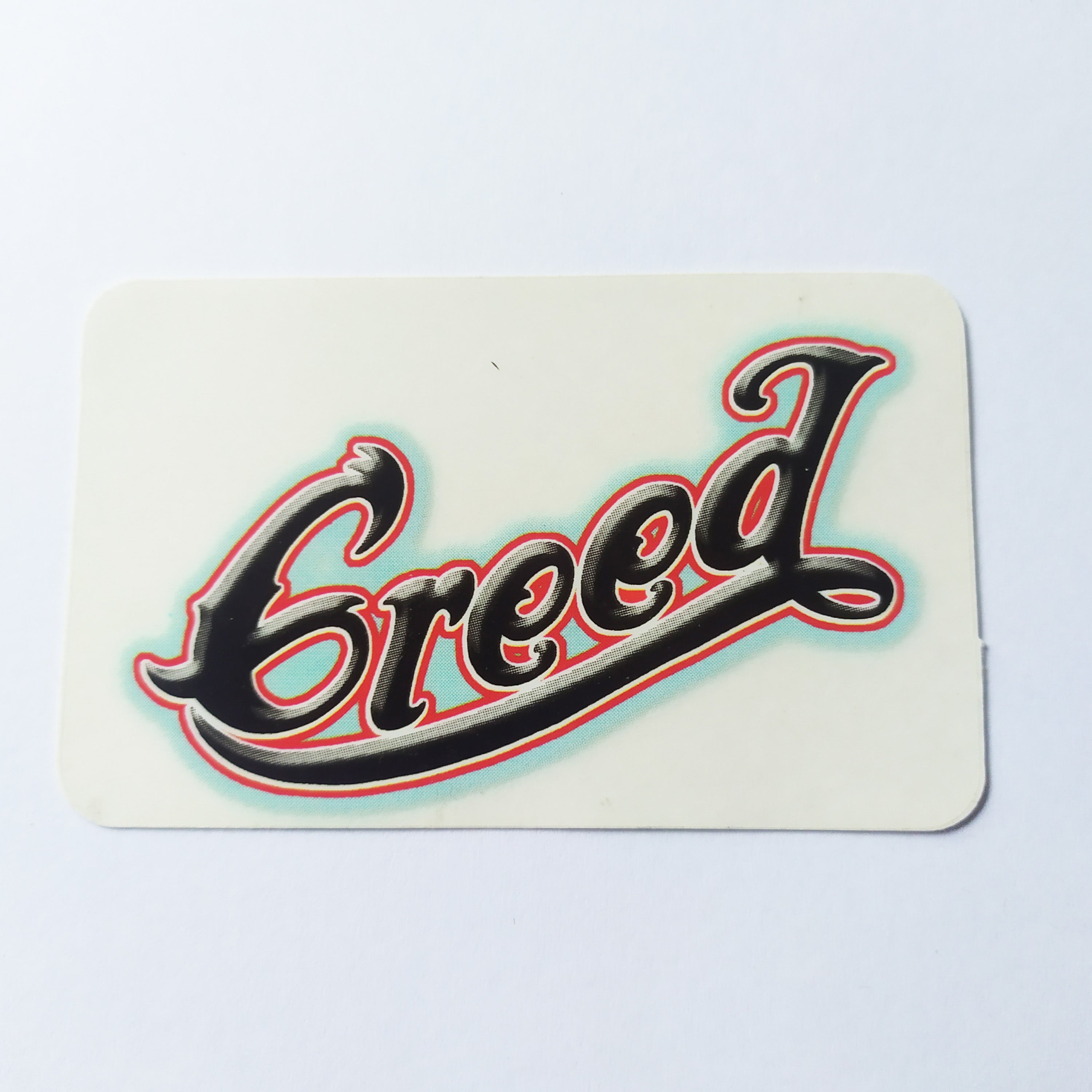 Greed Skateboard Sticker