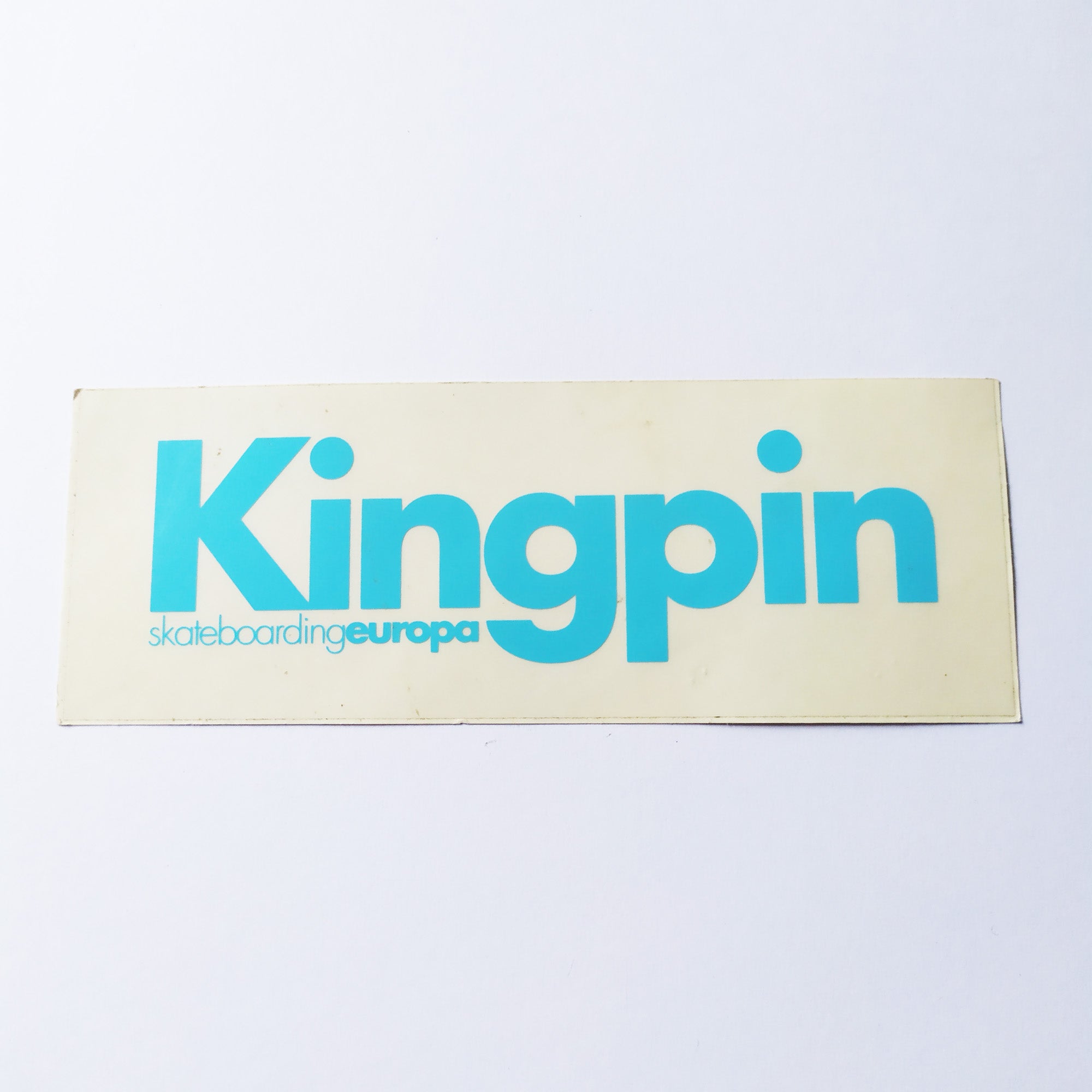 Kingpin Skateboard Magazine Skate Sticker