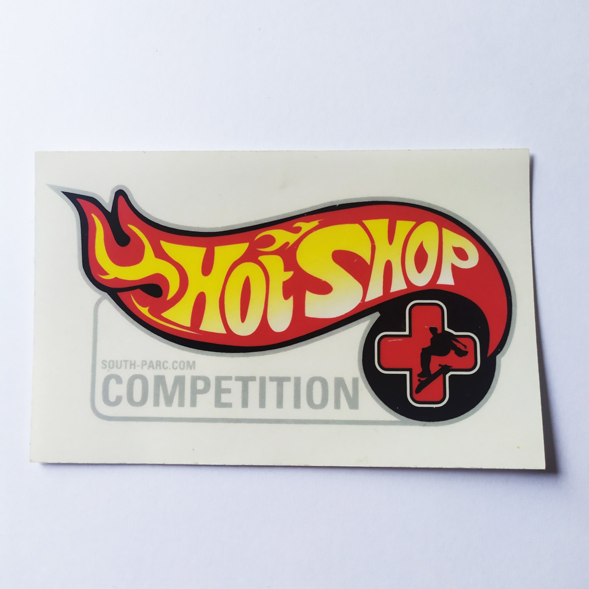 Hot Shop Competition Skateboard Sticker