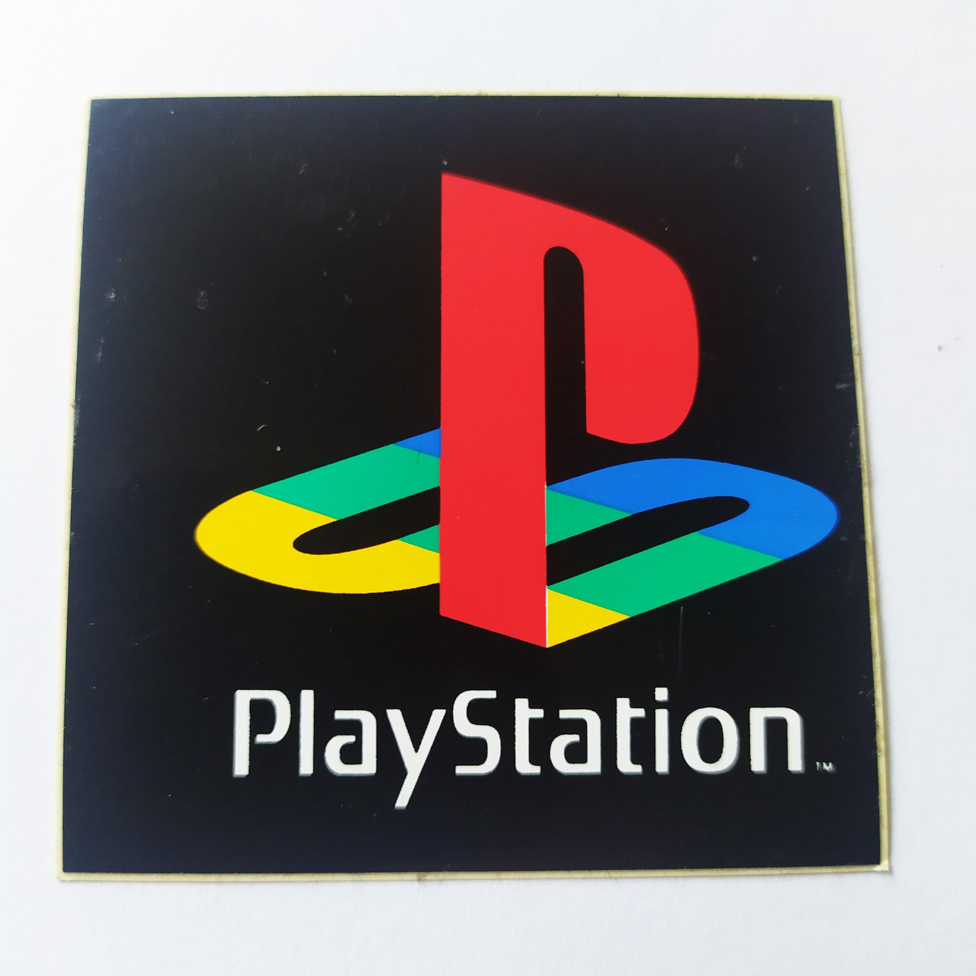 Sony PlayStation / PS1 Video Game Console Sticker from around 1995