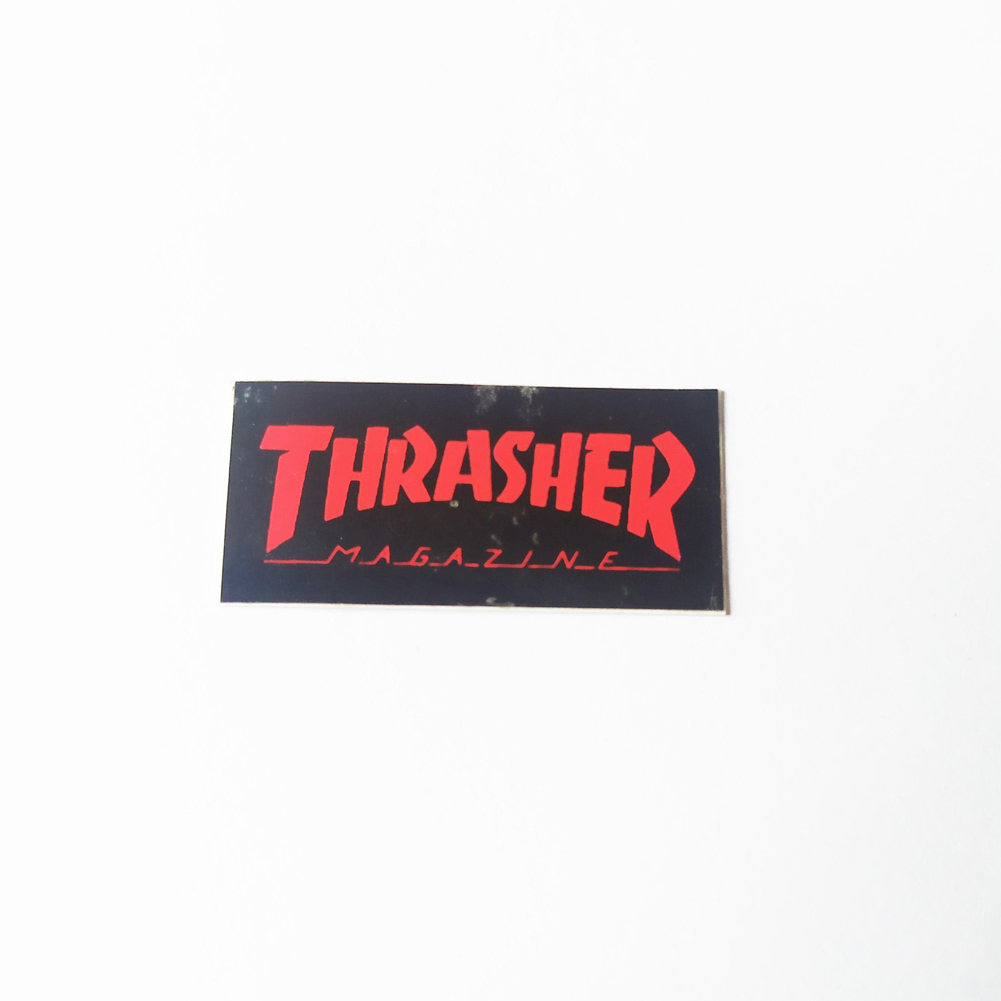 Thrasher Magazine Skateboard Sticker - Mini Black Logo