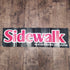 Sidewalk Skateboard Magazine Skate Sticker / Banner (damaged)