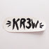 KR3W Skateboard Sticker - SkateboardStickers.com