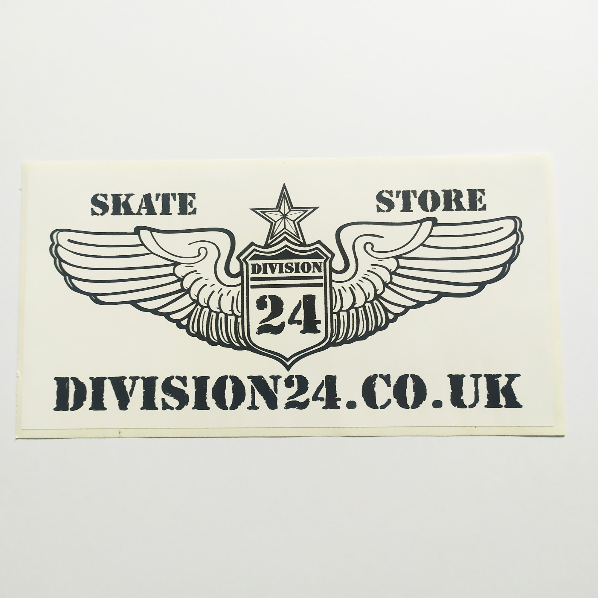 Division 24 Skate Shop Sticker - SkateboardStickers.com