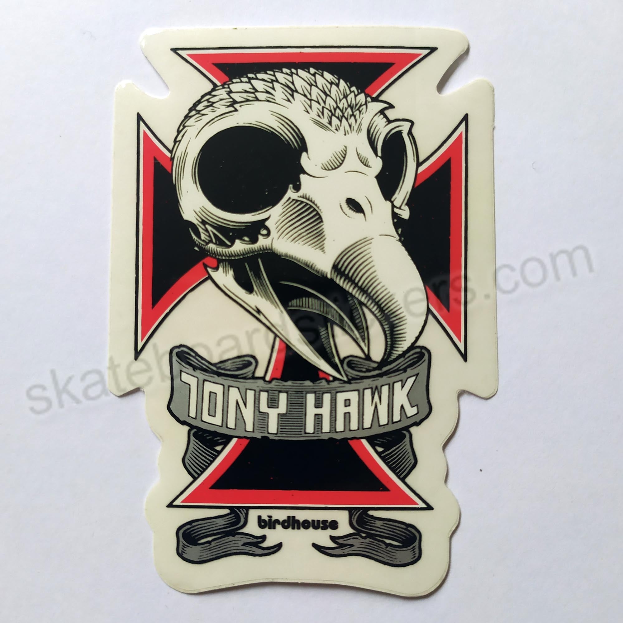 Birdhouse Skateboards Tony Hawk "Skull 2" Skateboard Sticker