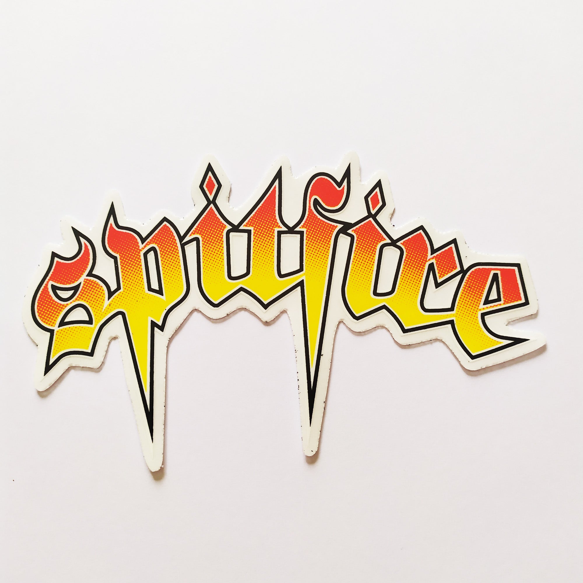 Spitfire Wheels Skateboard Sticker - Venom Script - SkateboardStickers.com