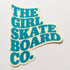 Girl Skateboard Sticker - SkateboardStickers.com