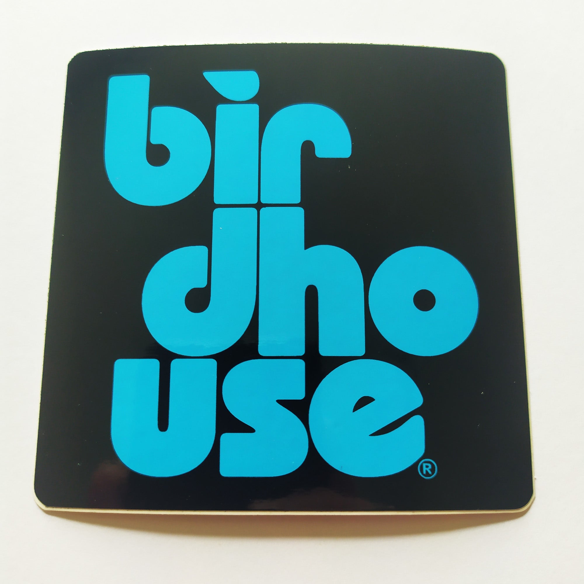 Birdhouse Skateboards Stacked Skateboard Sticker - Blue/Black - SkateboardStickers.com