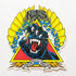 Santa Cruz (Santa Monica Airlines)  Natas Screaming Panther Skateboard Sticker - SkateboardStickers.com