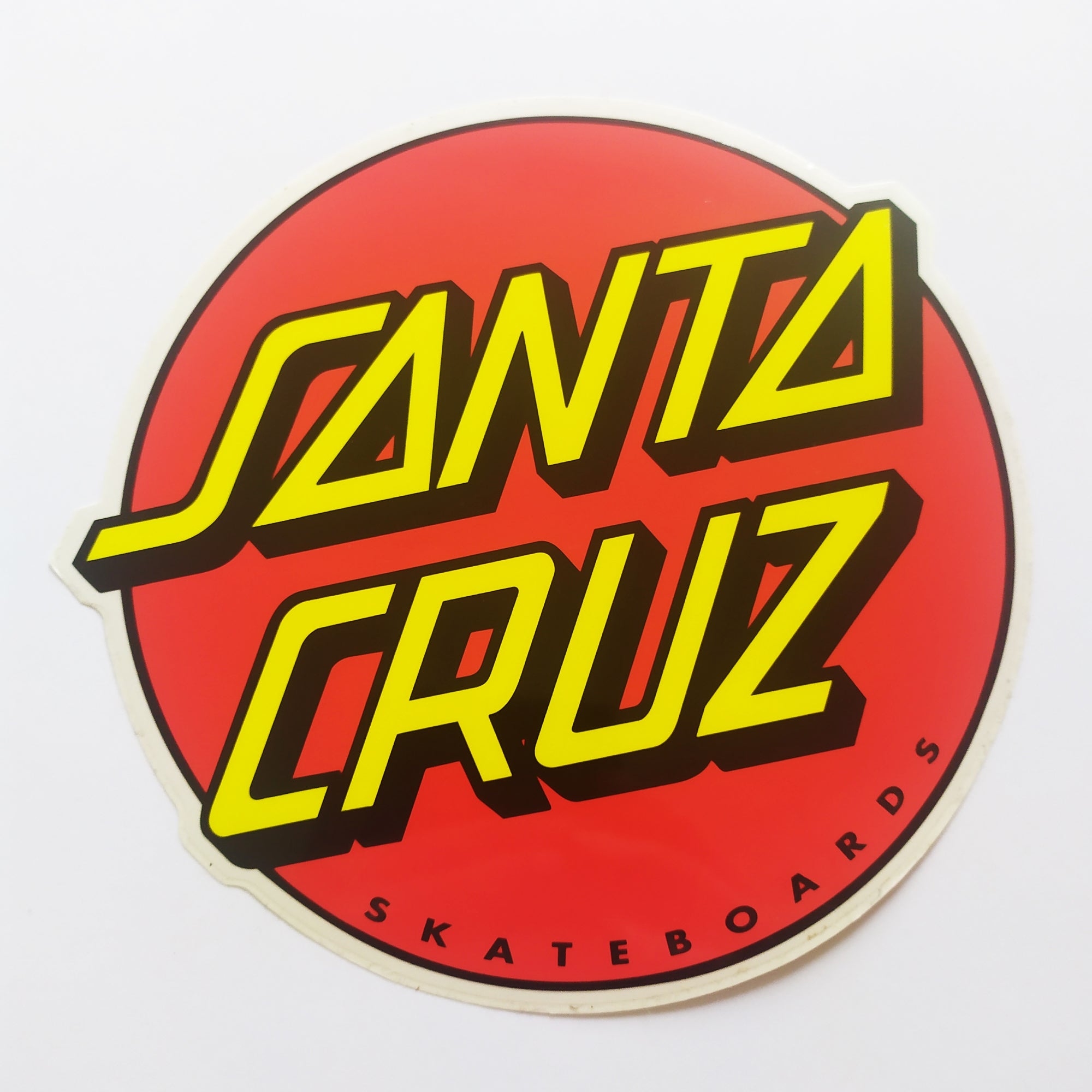 Santa Cruz - Classic Dot Large Skateboard Sticker - SkateboardStickers.com