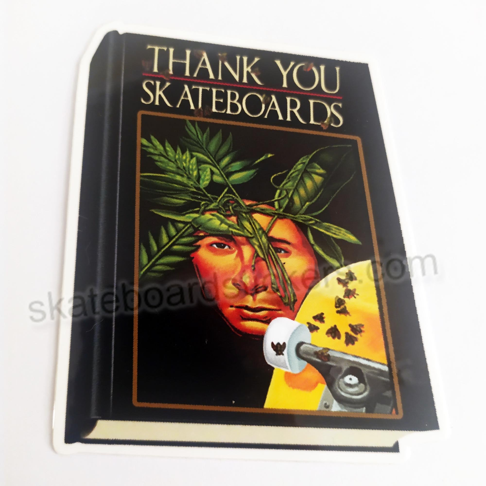 Thank You Skateboard Sticker