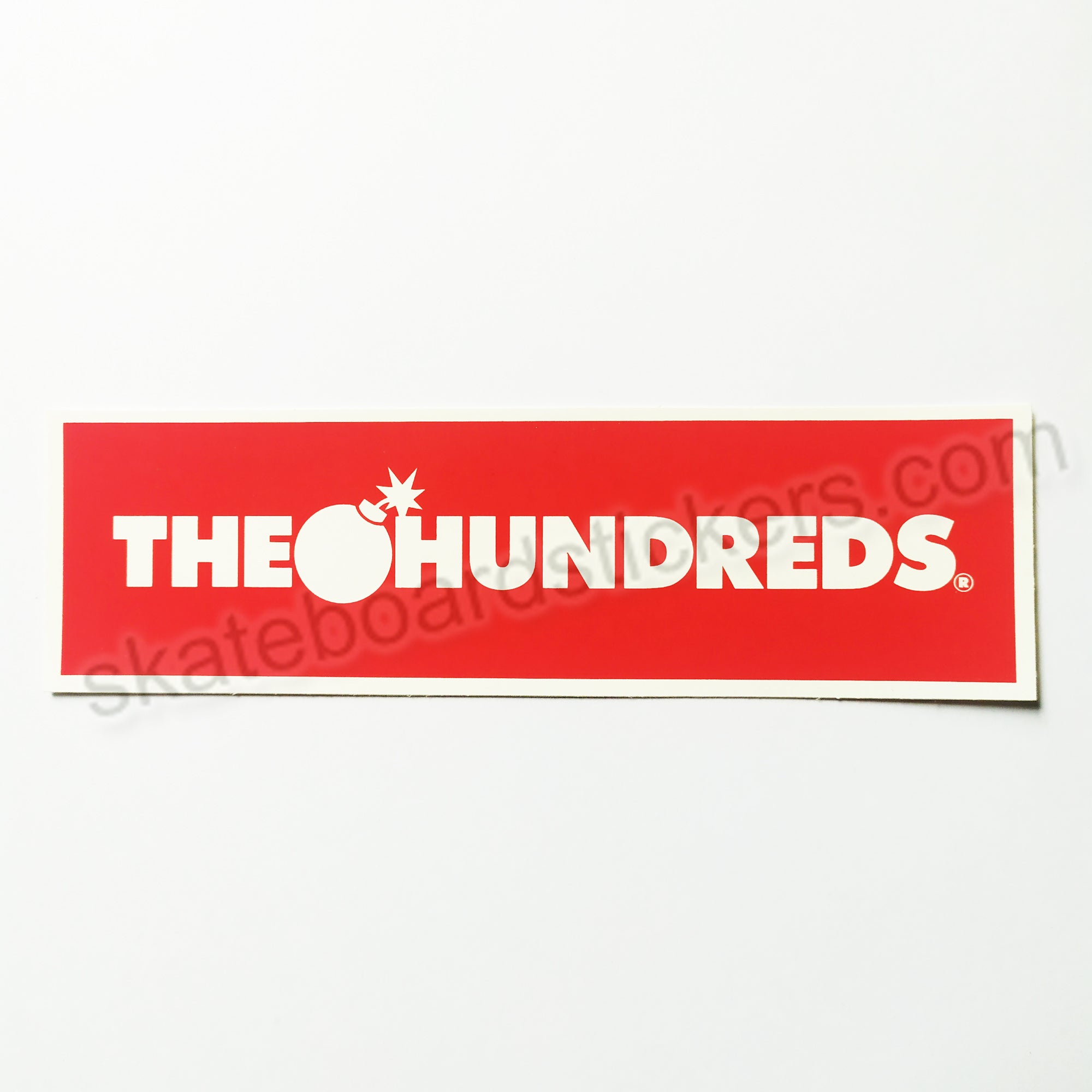 The Hundreds Skateboard Sticker - Red