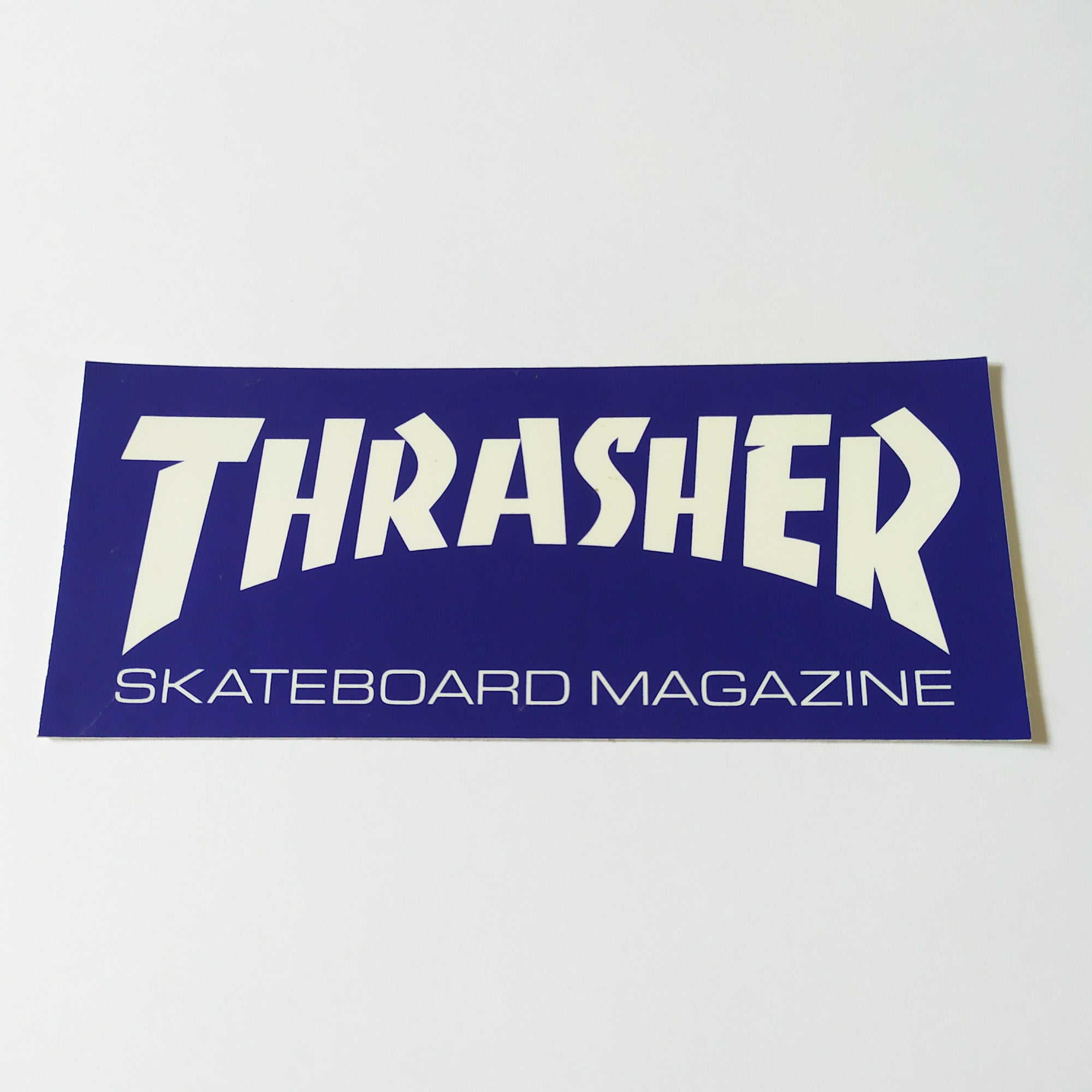 Thrasher Magazine Skateboard Sticker - Medium blue - SkateboardStickers.com