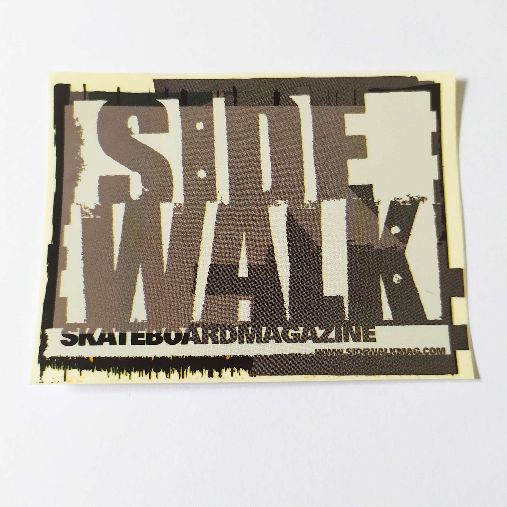 Sidewalk Skateboard Magazine Skate Sticker - SkateboardStickers.com