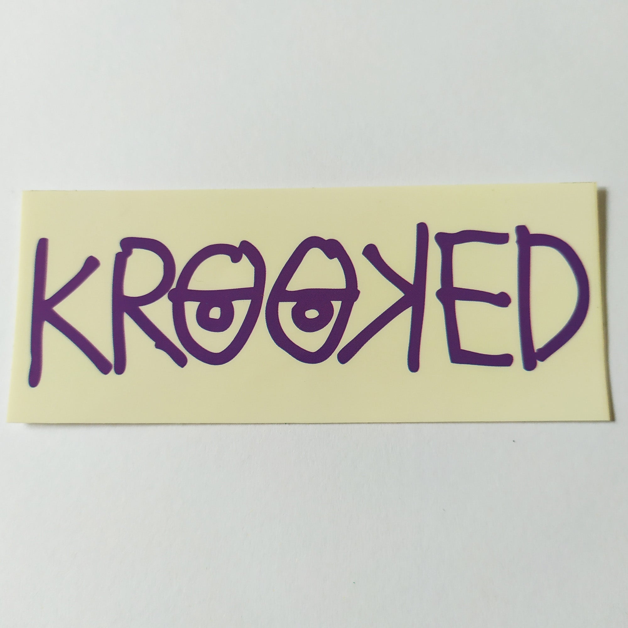 Krooked Skateboard Sticker - SkateboardStickers.com