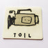 Toil Skateboard Sticker - SkateboardStickers.com