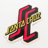 Santa Cruz Old School Skateboard Sticker - SkateboardStickers.com