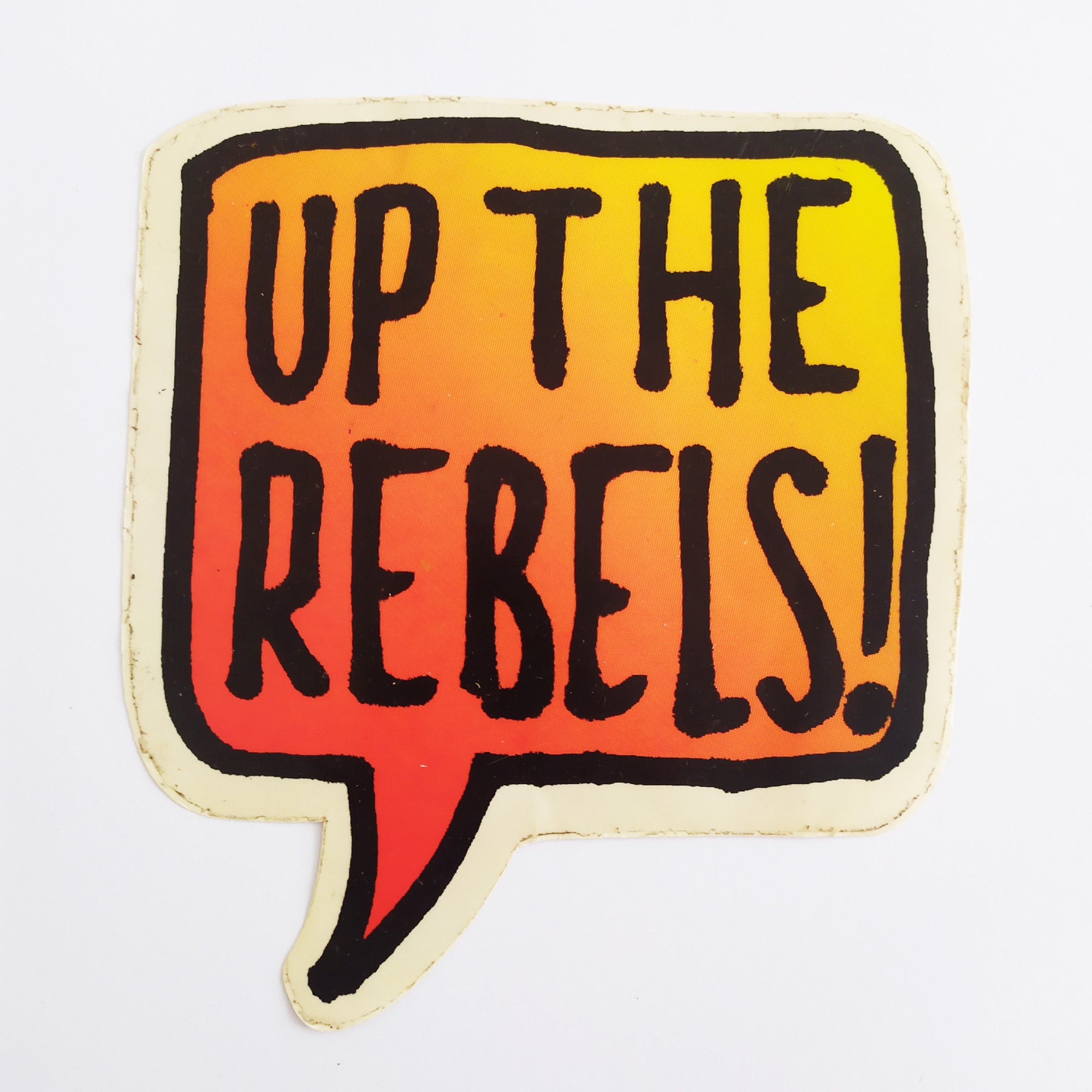 Up The Rebels Skateboard Sticker - SkateboardStickers.com