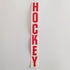 Hockey Skateboards Sticker Red Logo