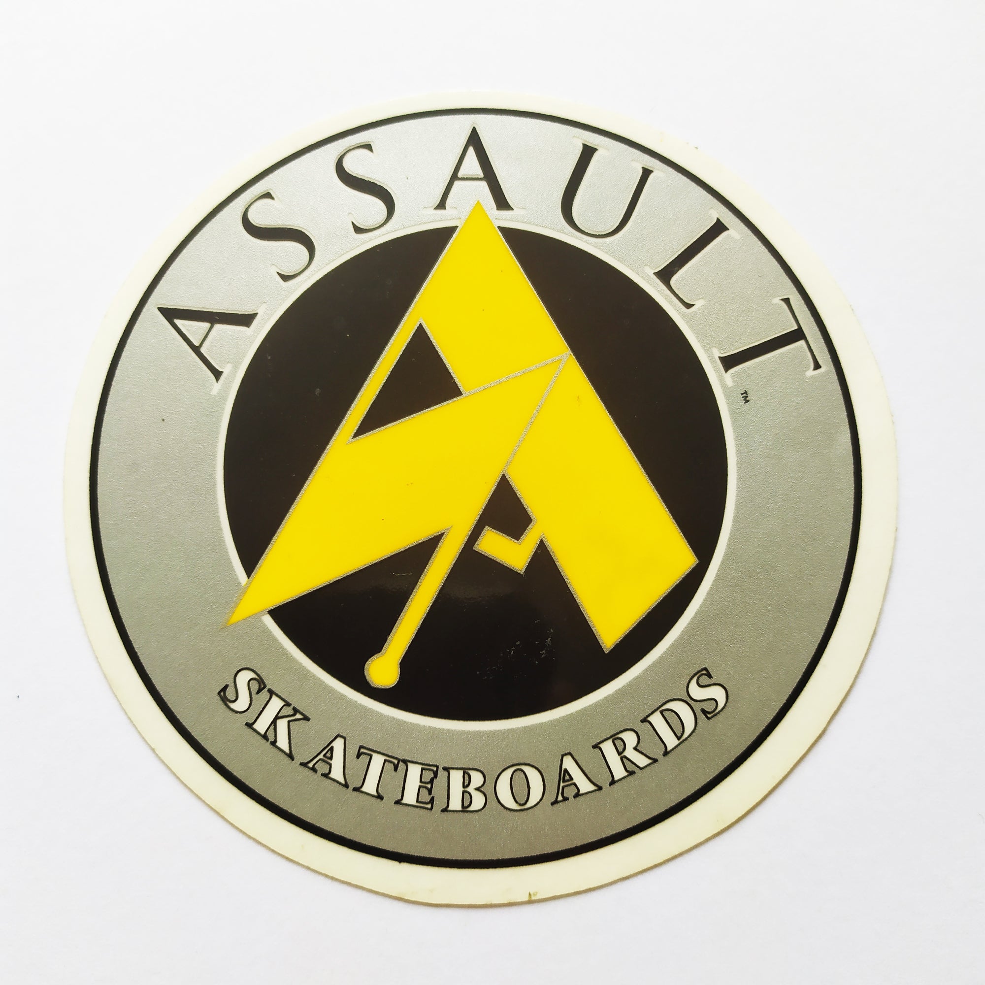 Assault Skateboards Skateboard Sticker - SkateboardStickers.com