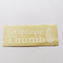 Griptape Thumb Skateboard Sticker - SkateboardStickers.com