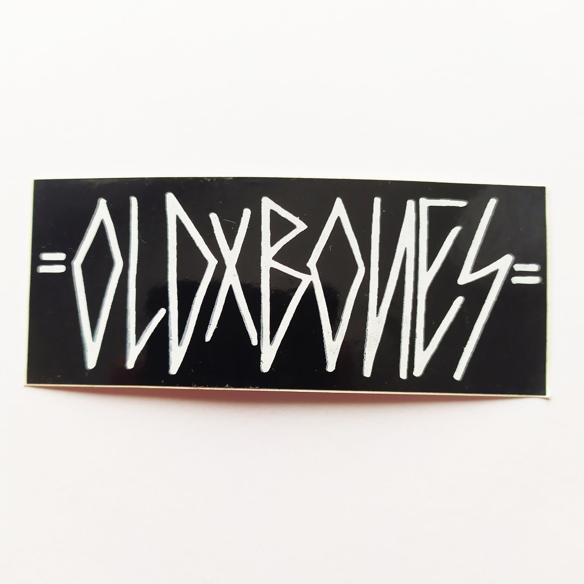 Old Bones Skateboard Sticker - SkateboardStickers.com