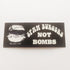 Insight "Spam Burgers Not Bombs" Skateboard Sticker - SkateboardStickers.com