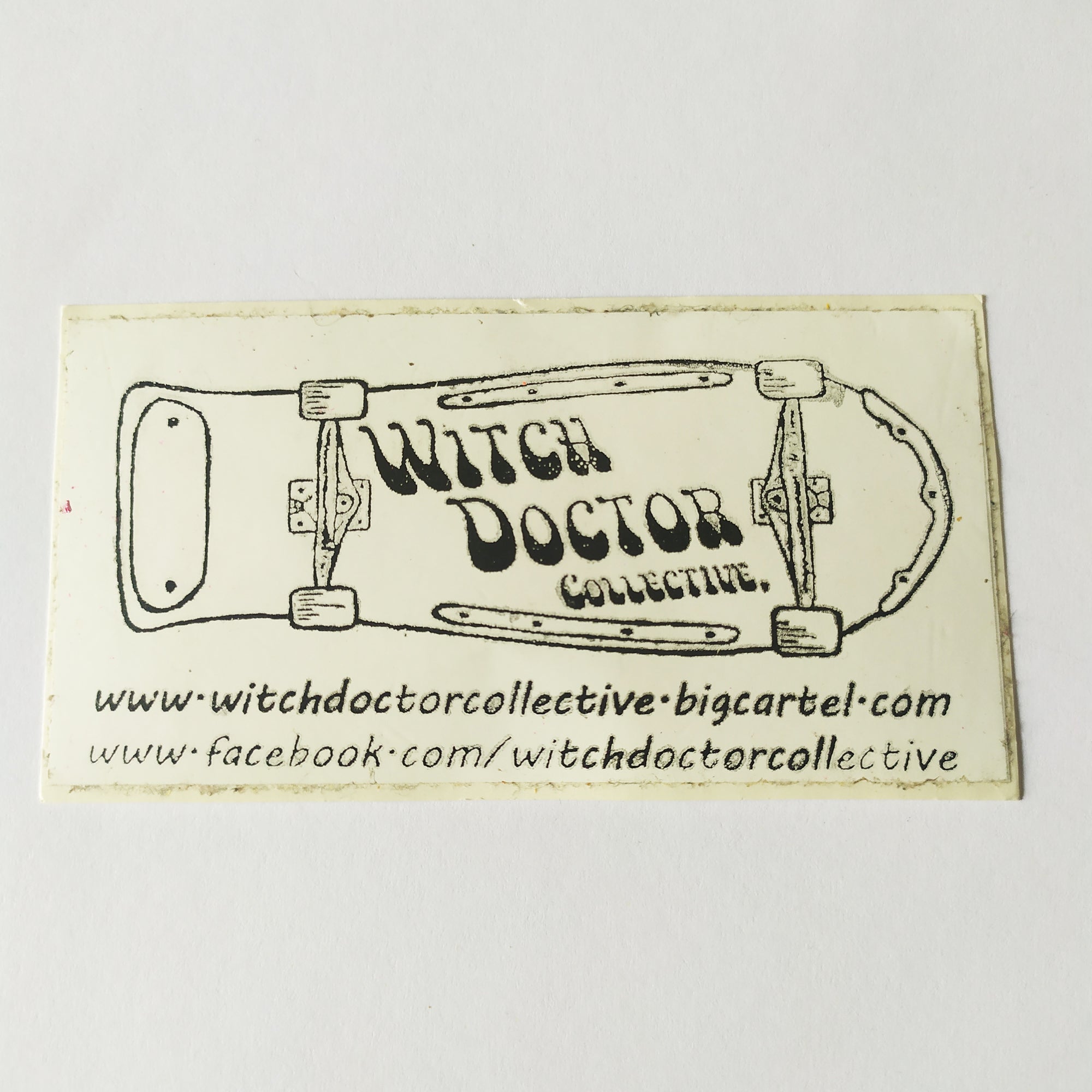 Witch Doctor Collective Skateboard Sticker - SkateboardStickers.com