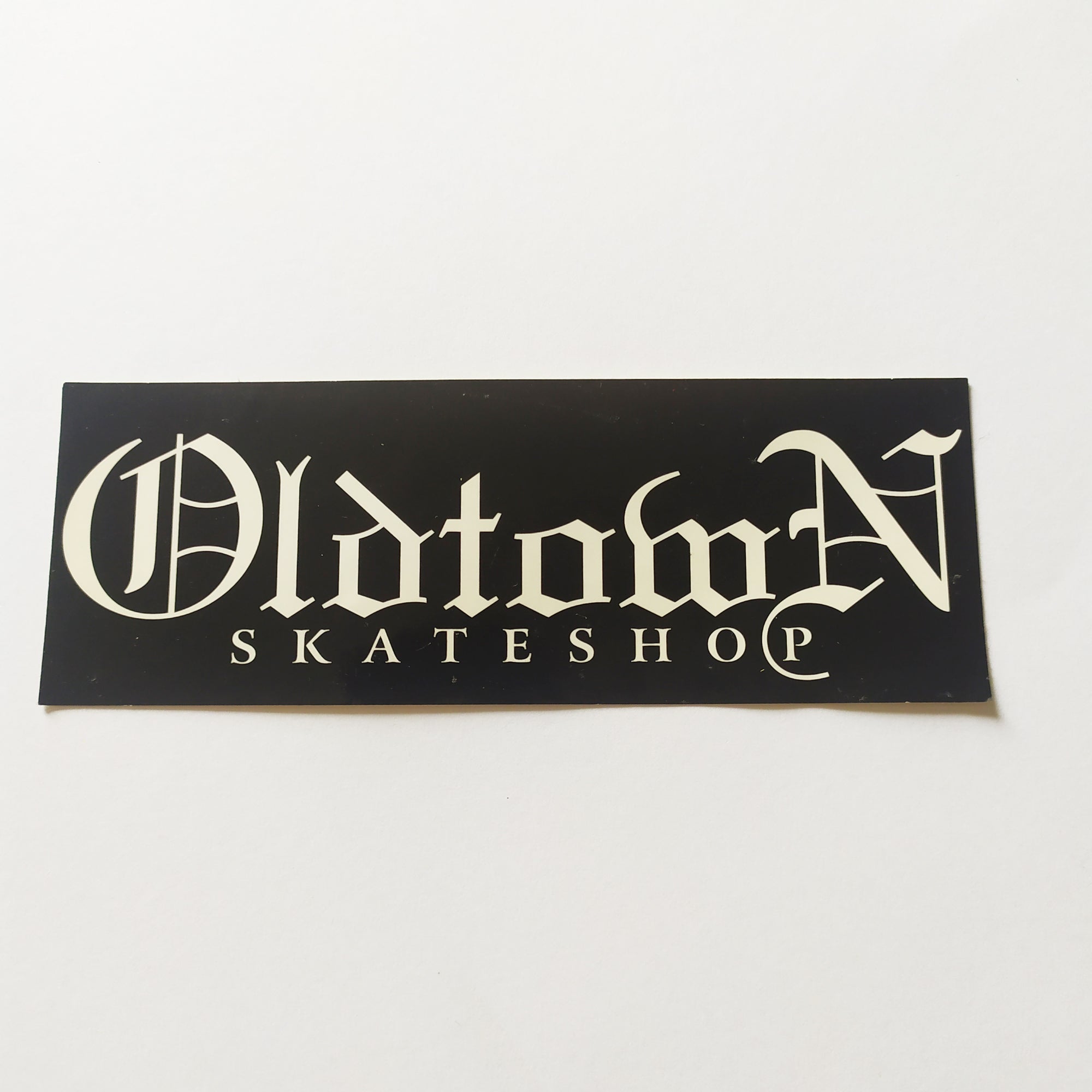 Old Town Skate Shop Skateboard Sticker - SkateboardStickers.com