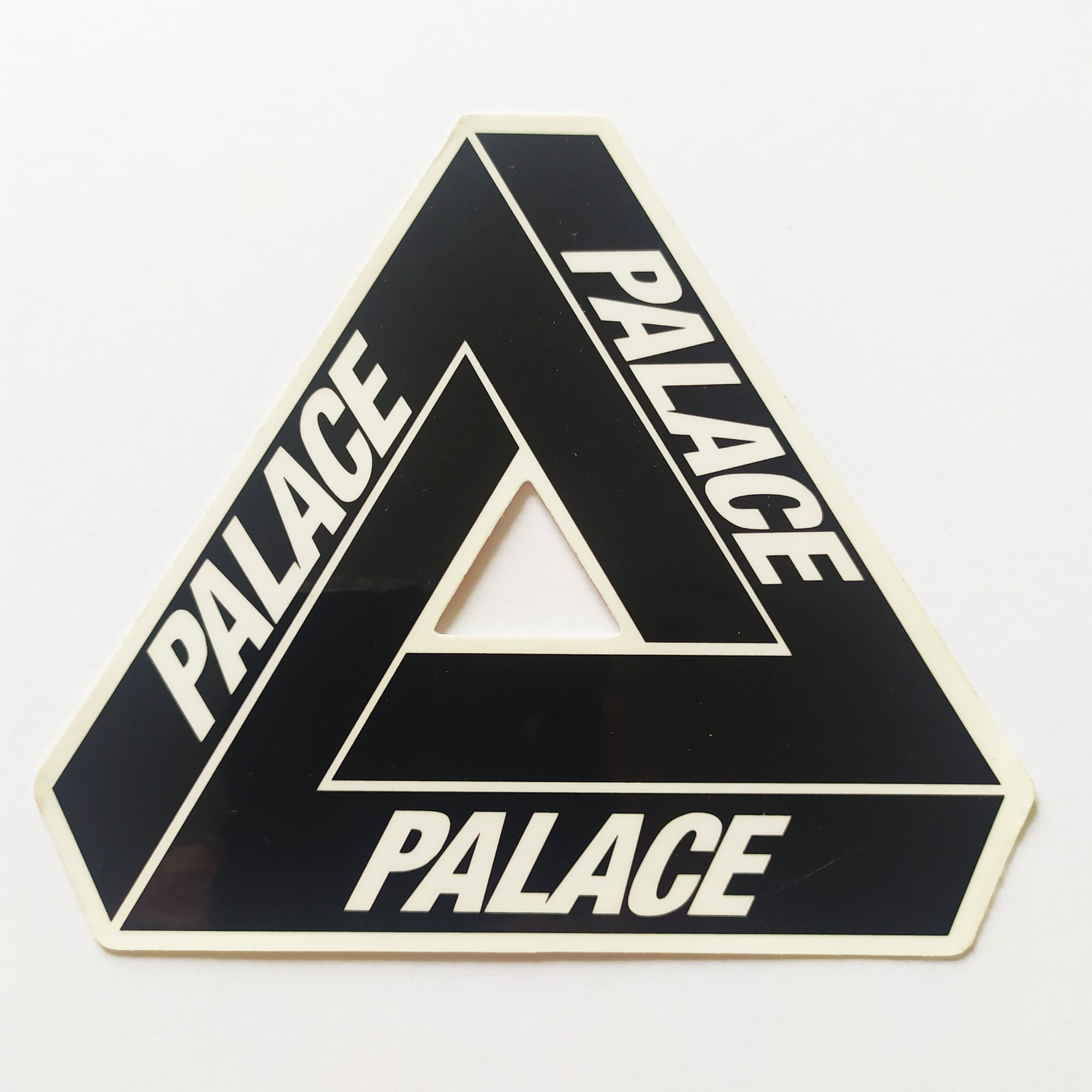 Palace Skateboards - Tri-Ferg Skateboard Sticker - Black - SkateboardStickers.com