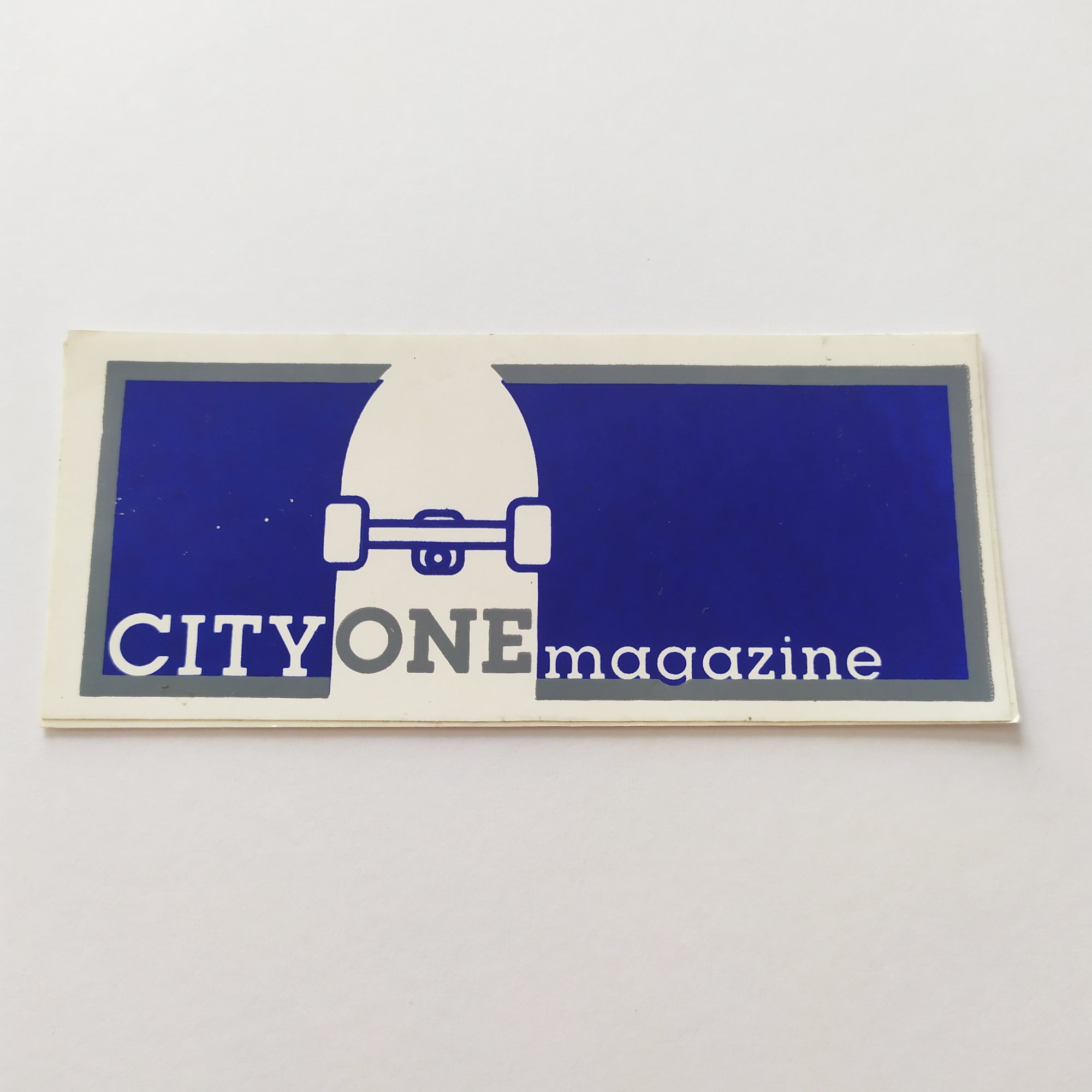 City One Skateboard Magazine Sticker - SkateboardStickers.com