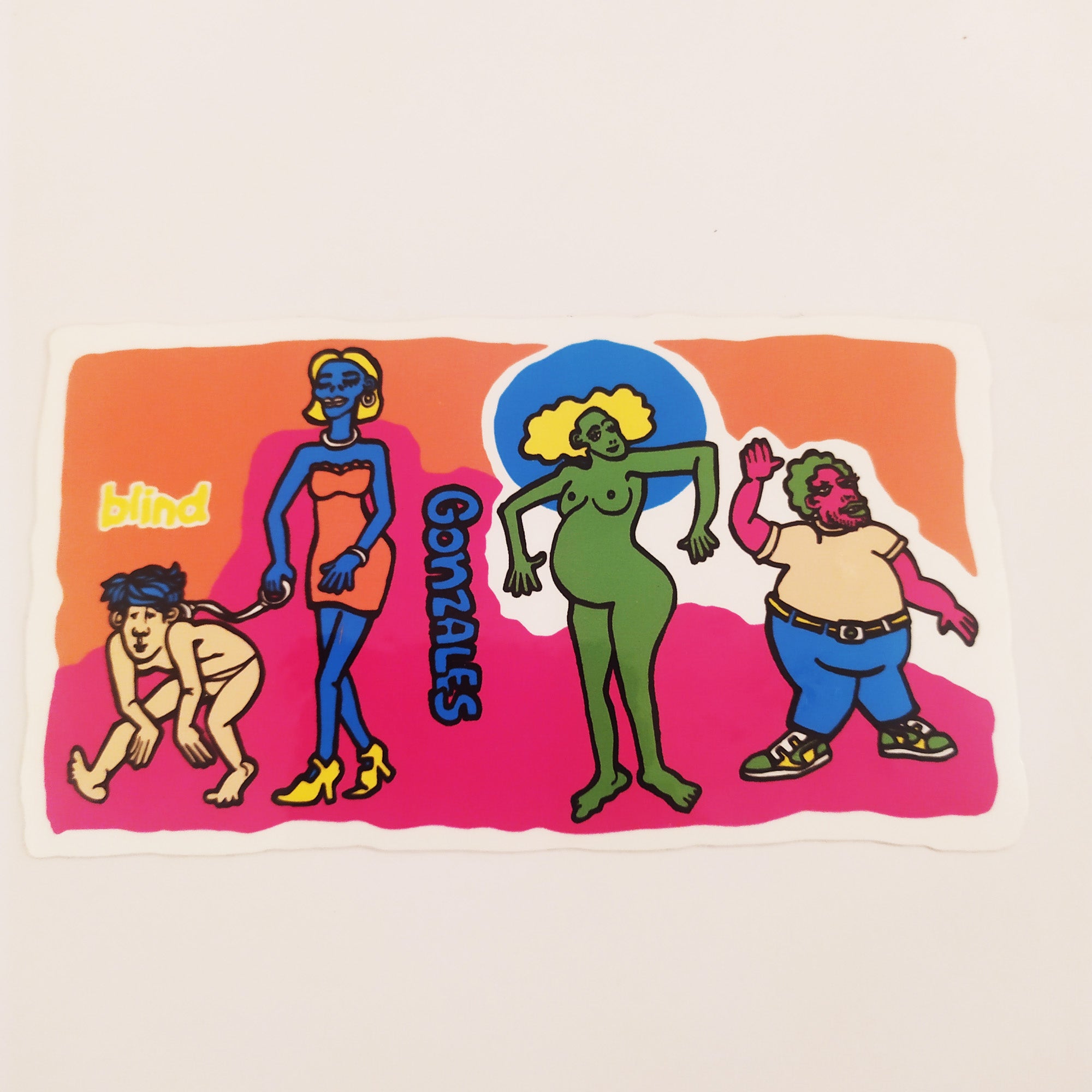 Blind Skateboards Skateboard Sticker - Mark Gonzales Art! - SkateboardStickers.com