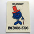 Call Me 917 Skateboard Sticker - SkateboardStickers.com