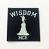 Wisdom Skate Shop Skateboard Sticker - SkateboardStickers.com