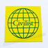 Civilist Skateboard Sticker - SkateboardStickers.com