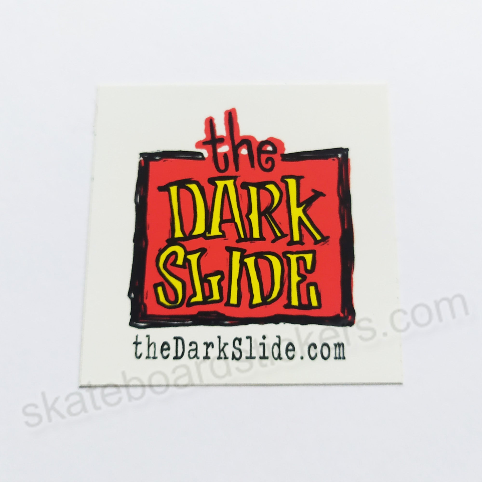 The Dark Slide Skateboard Sticker - SkateboardStickers.com