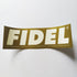 Fidel Shoe Co. Skate Sticker - SkateboardStickers.com