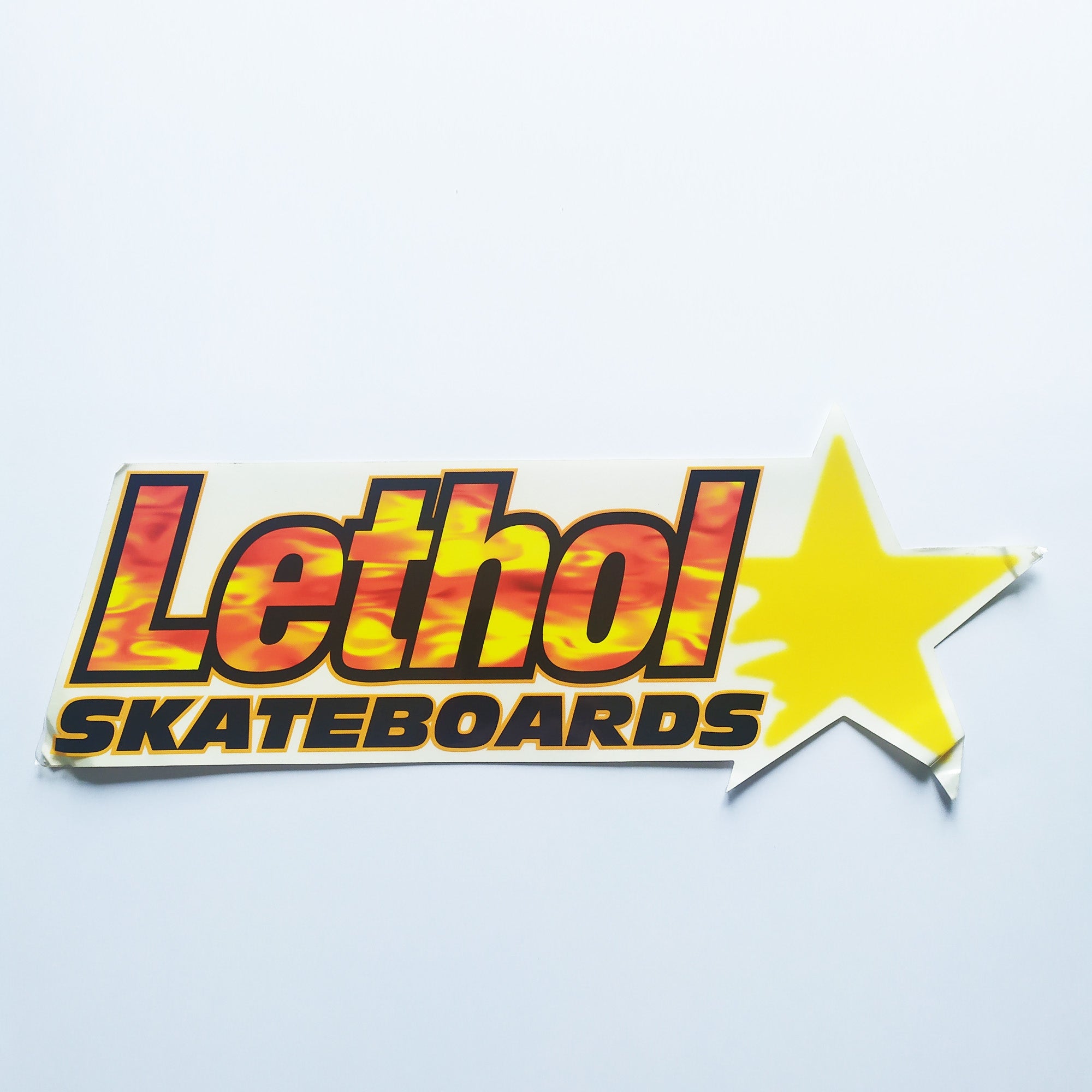 Lethol Skateboards Old Skateboard Sticker - SkateboardStickers.com