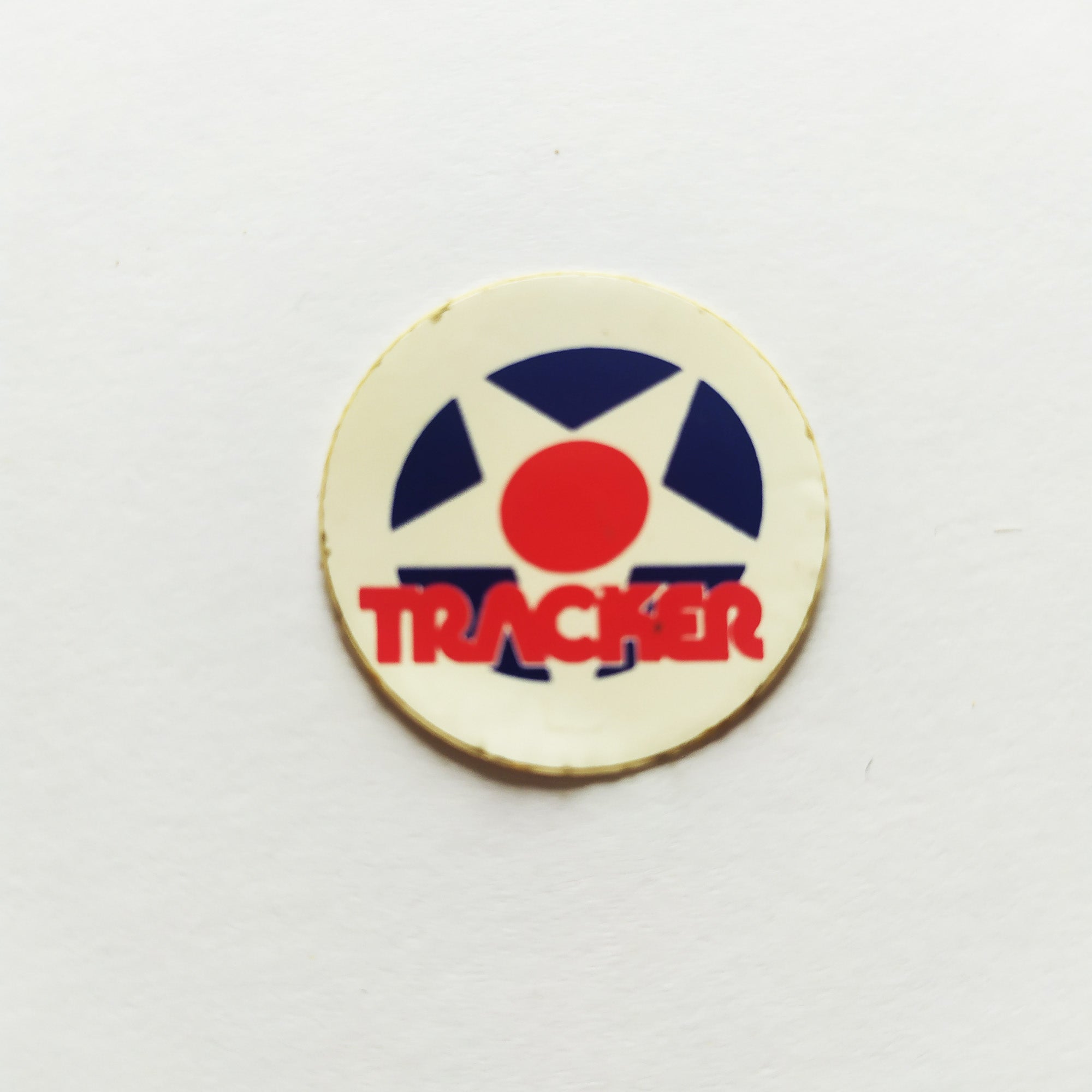 Tracker Trucks Old School Skateboard Sticker - SkateboardStickers.com