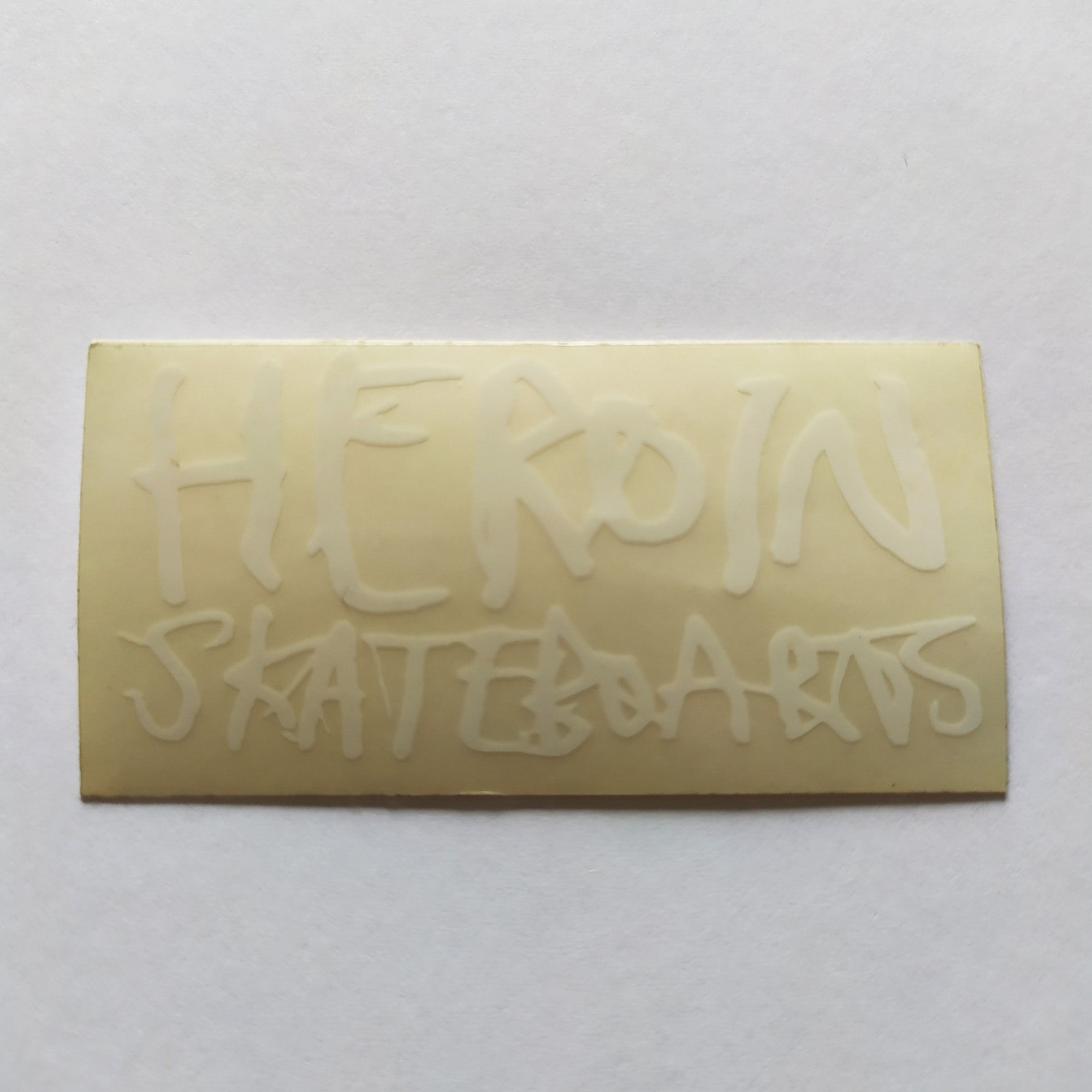 Heroin Skateboards Sticker - SkateboardStickers.com