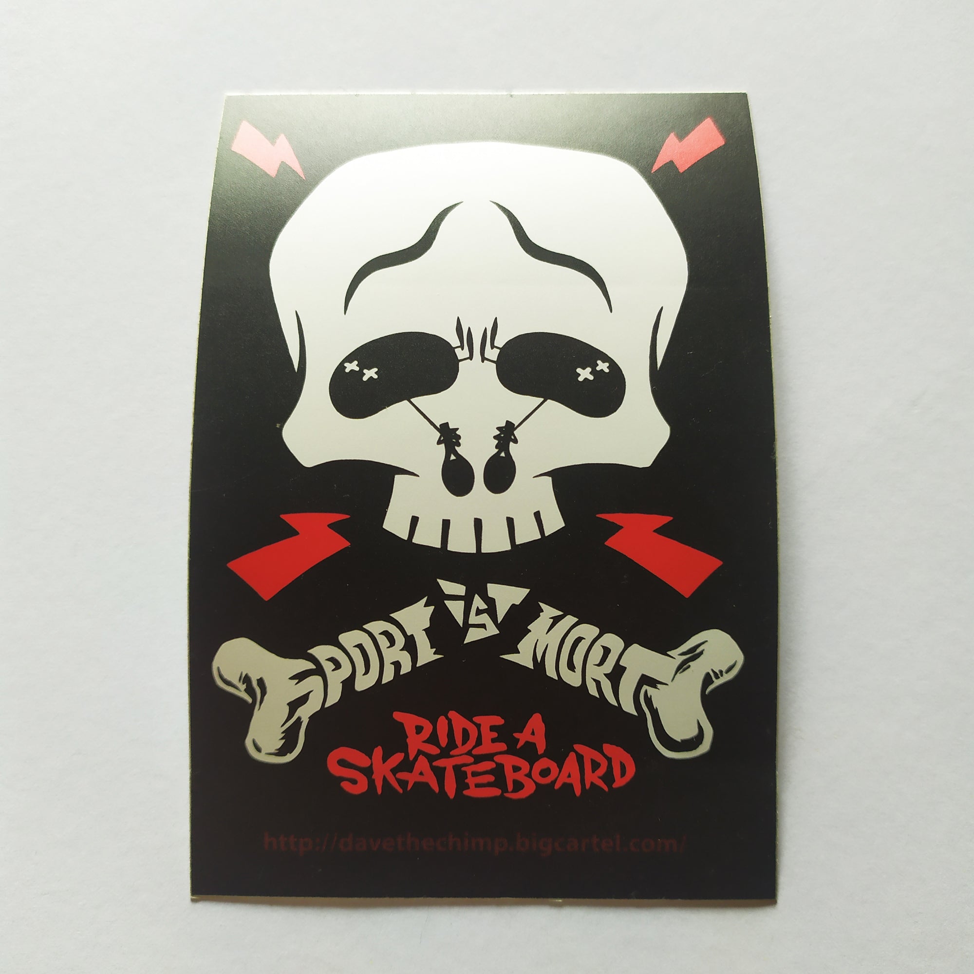 "Ride A Skateboard" Sticker - SkateboardStickers.com