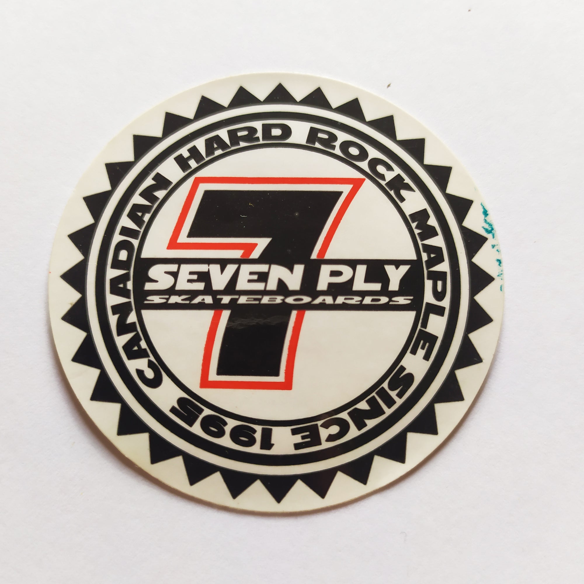 Seven Ply Skateboard Sticker - SkateboardStickers.com