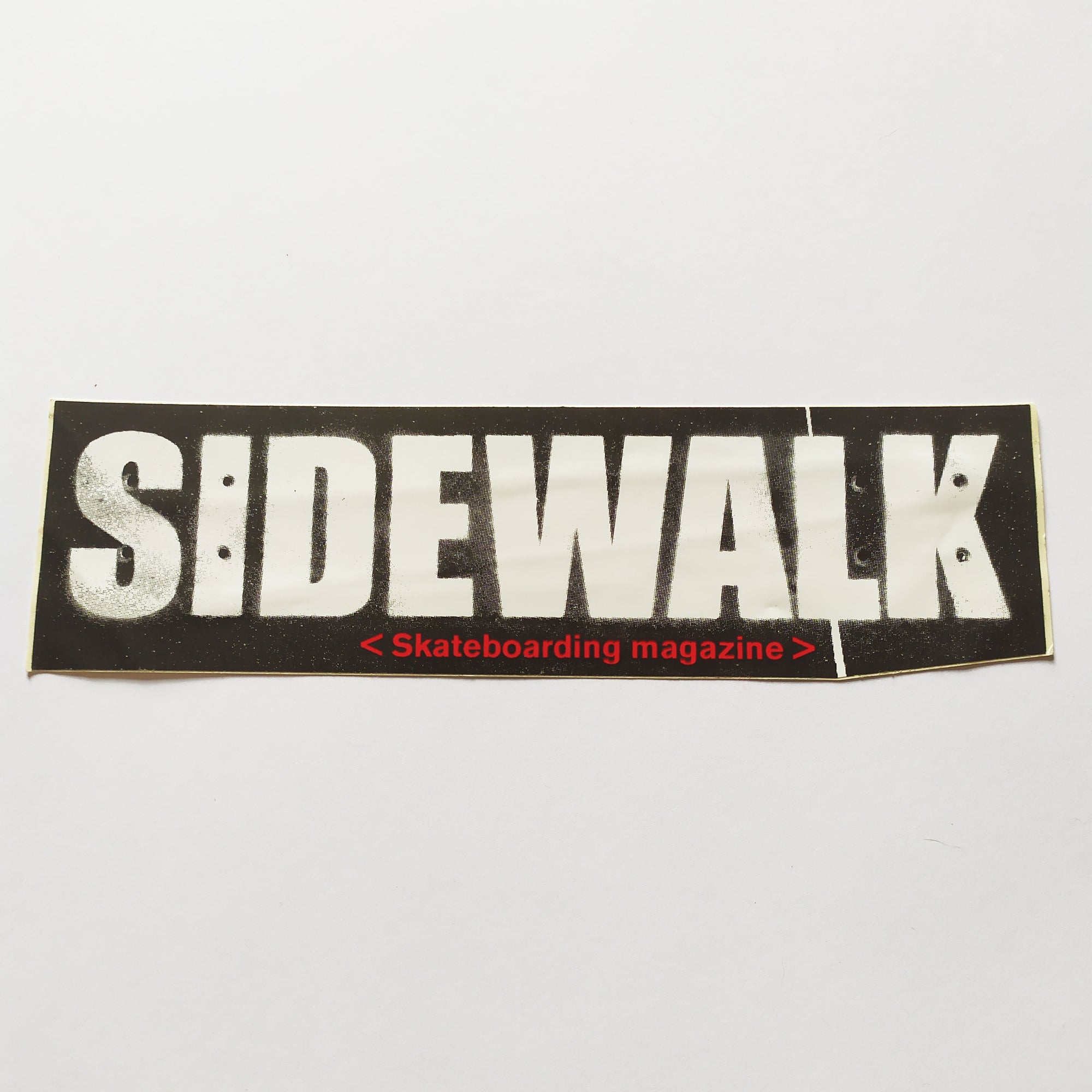 Sidewalk Skateboard Magazine Skate Sticker - SkateboardStickers.com