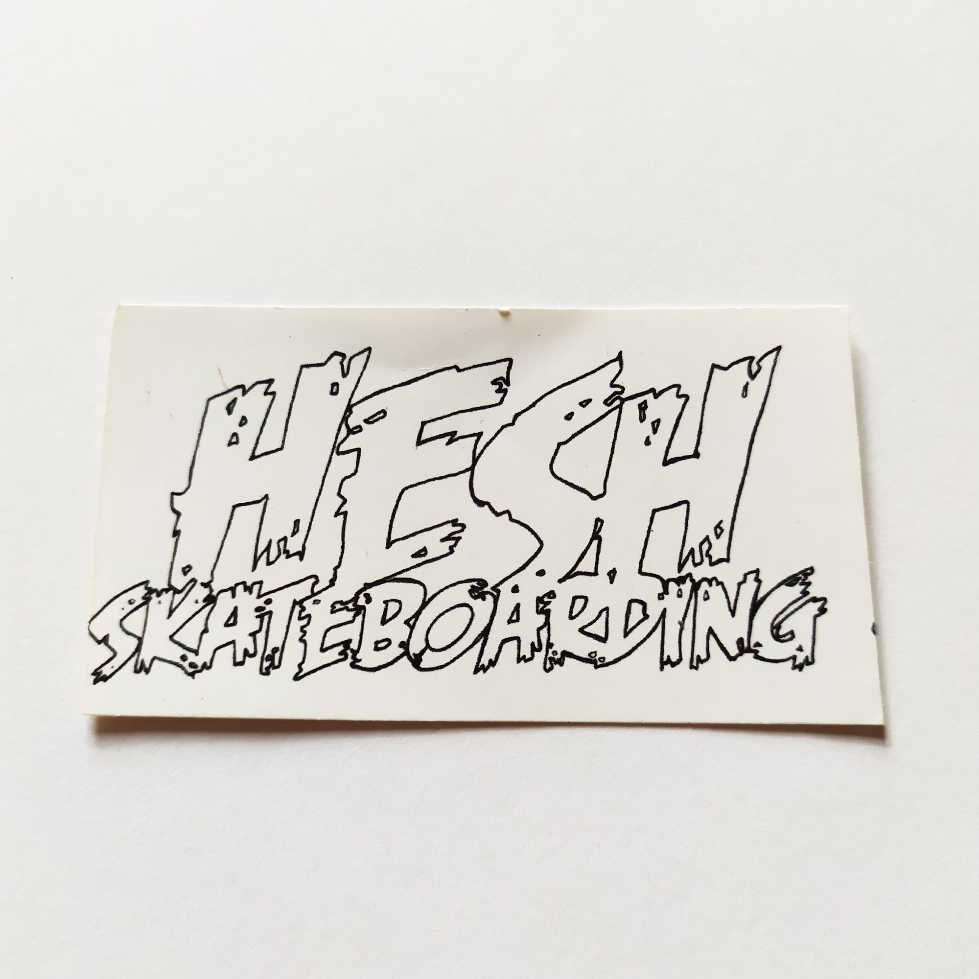 Hesh Skateboards Sticker - SkateboardStickers.com