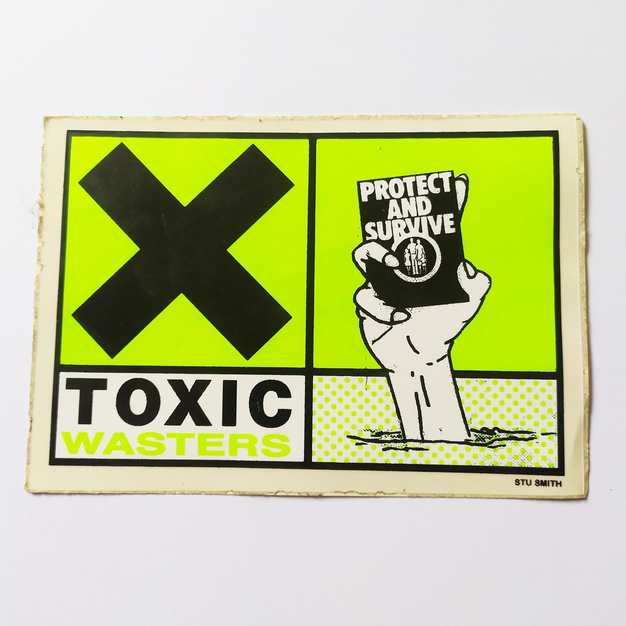 Lovenskate Toxic Wasters Skateboard Sticker (please see description)