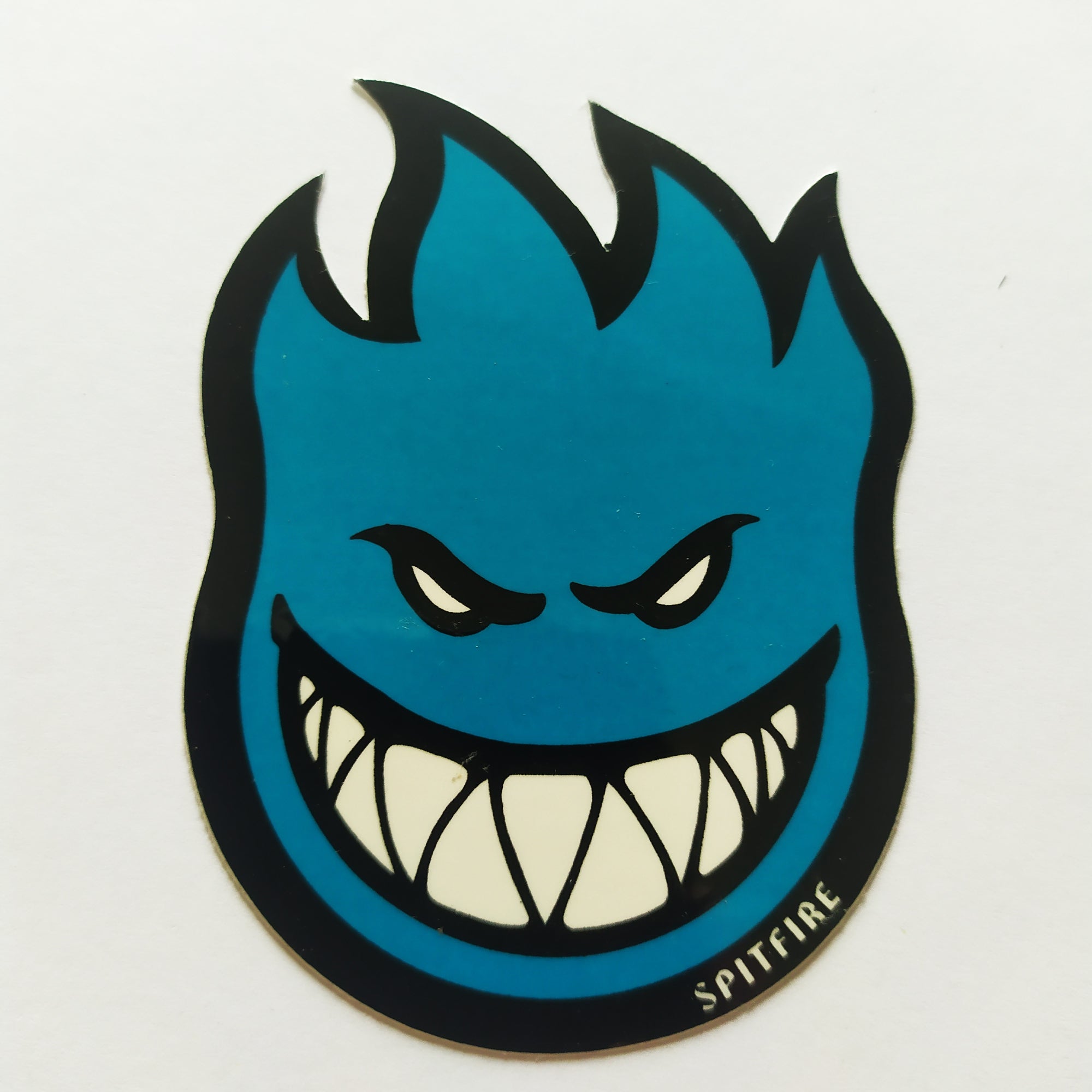 Spitfire Wheels - Bighead Blue small - SkateboardStickers.com