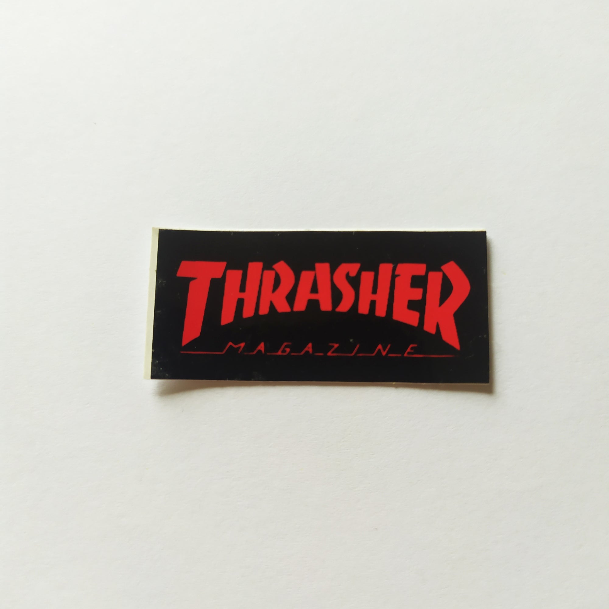 Thrasher Magazine Skateboard Sticker - Mini Black Logo