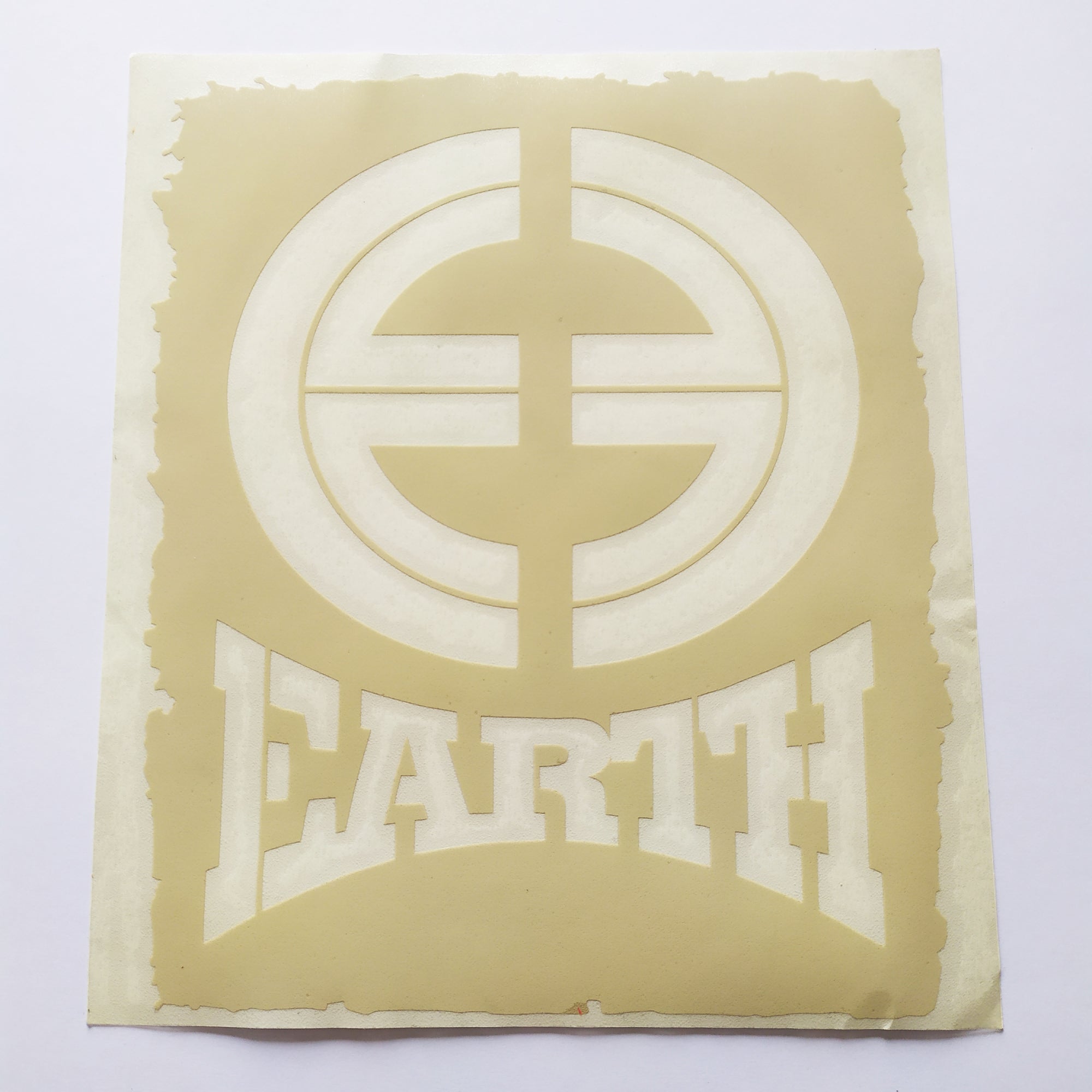 Planet Earth Skateboards Window Sticker - SkateboardStickers.com